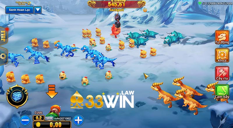 Trò chơi bắn cá khủng long tại sảnh Jili Bắn Cá