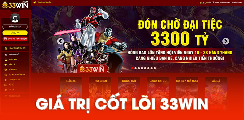 giá trị cốt lõi về chúng tôi nhà cái 33Win