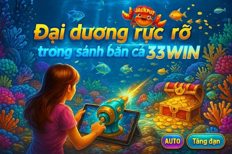 Thế giới đại dương mãn nhãn trong sảnh bắn cá 33win
