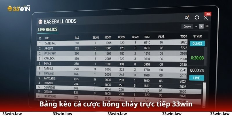 Bảng kèo cá cược bóng chày trực tiếp: Nơi mọi cược thủ tìm thấy cơ hội vàng.