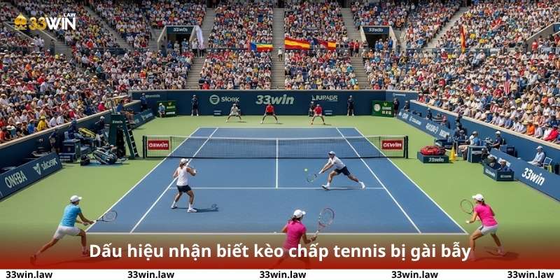 Dấu hiệu nhận biết kèo chấp tennis bị gài bẫy