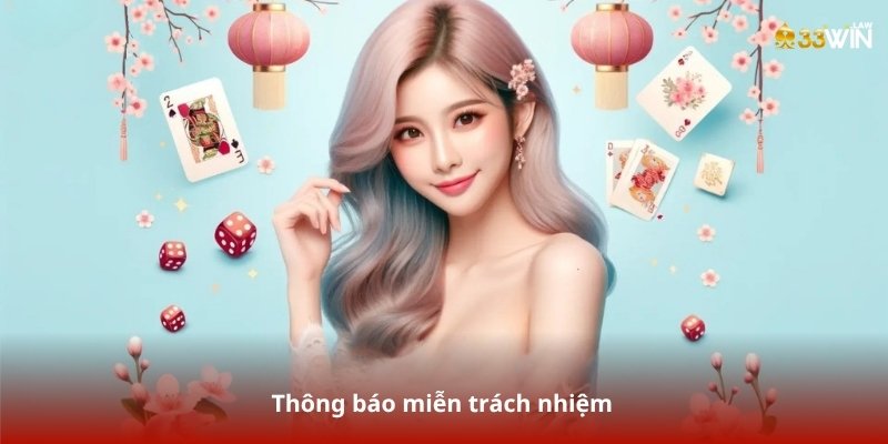 Thông báo miễn trừ trách nhiệm